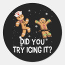 Search for funny gingerbread man stickers Nurse