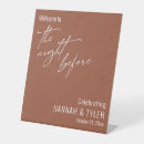 Search for the night before wedding signs Typography