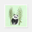 Search for bamboo napkins Panda