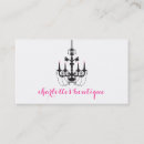 Search for chandelier business cards Black