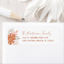 Search for pink and orange return address labels For her