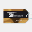 Search for 50th birthday gift tags Elegant