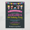 Search for tumbling invitations Girly