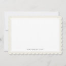 Search for scalloped note cards Classic