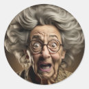 Search for old lady stickers Funny