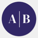 Search for editable monograms stickers Classy