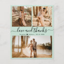 Search for mint green thank you cards Love and thanks