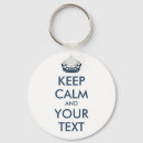 Search for keep calm key rings Crown