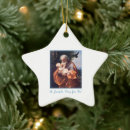 Search for st joseph christmas tree decorations Jesus