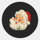 Search for santa claus face stickers Old