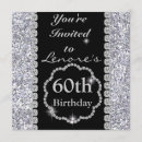 Search for pink black and silver glitter invitations Trendy