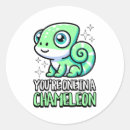 Search for cute chameleon stickers Kawaii