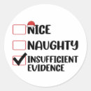 Search for insufficiency stickers Santa