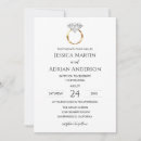 Search for diamond ring invitations Calligraphy