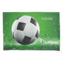 Search for soccer balls pillowcases Green