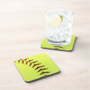 Search for softball coasters Yellow