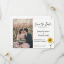 Search for sunflower wedding save the dates Rustic