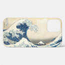Search for great wave off kanagawa iphone cases Woodblock