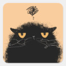 Search for angry black cat stickers Kitten