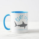 Search for shark fin coffee mugs Ocean