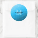 Search for monogram pattern stickers Blue