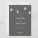 Search for country mason jar invitations Fireflies