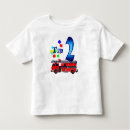 Search for truck toddler boy tshirts Red