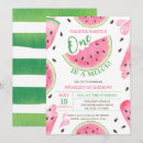 Search for fun 1st birthday invitations Green