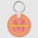 Search for yellow monogram key rings Trendy