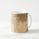 Search for vintage world map mugs Globe