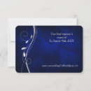 Search for deep blue invitations Colourful