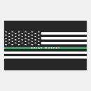 Search for american flag military stickers Thin green line