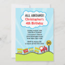 Search for train tracks invitations Kids