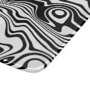 Search for black and white striped chopping boards Pattern