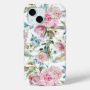 Search for vintage watercolour pink elegant pattern iphone cases Watercolor