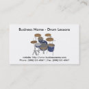 Search for drummer business cards Musical