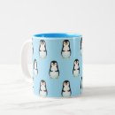 Search for cute blue penguin mugs Pattern