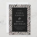 Search for zebra wedding invitations Elegant