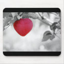 Search for heart shaped mousepads Black and white