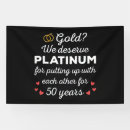 Search for 50th anniversary banners Gold