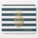Search for gold pineapple mousepads Girly