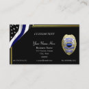 Search for chief business cards Law enforcement