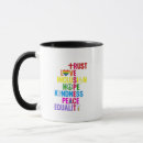 Search for peace hope love mugs Unity