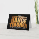 Search for ballet teacher cards Dance instructor
