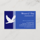 Search for white dove business cards Peace