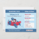Search for boarding pass birthday invitations Pilot