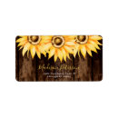 Search for sunflower birthday return address labels Country