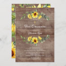 Search for yellow first communion invitations Sunflowers
