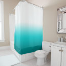 Search for teal ombre shower curtains Turquoise