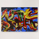 Search for graffiti puzzles Blue